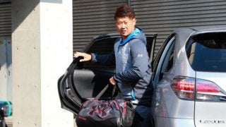 中日テストの松坂大輔がナゴヤ球場入り　テスト合格なら即会見へ