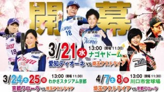 女子プロ野球開幕戦、3・21ナゴヤD開催　愛知ディオーネVS埼玉アストライア