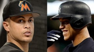 【MLB】ジャッジ＆スタントン、計111発＆399センチの巨漢コンビが2ショット披露