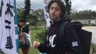 ロッテ新外国人ボルシンガーがブルペン入り「できれば10勝はしたいね」