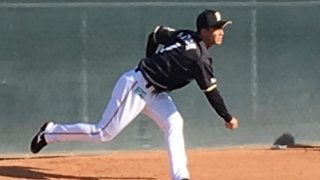 日ハム斎藤佑がブルペン一番乗りで42球　「どこでも準備はできている」