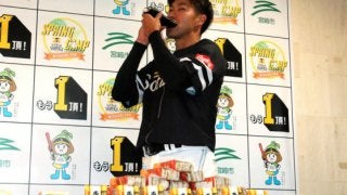 ホークスに特上恵方巻100本贈呈　柳田「今年はええ年になりそう」