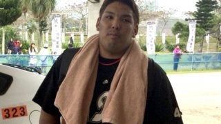 体重110キロ超、ロッテ井上が驚きの二盗　井口監督「行こうとする姿勢は大事」