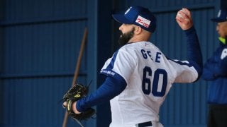 中日の新外国人ジーが初ブルペン　制球力が光る33球に満足「納得できた」