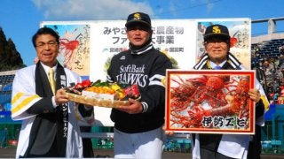 ソフトバンクに伊勢海老10キロなど宮崎の特産品贈呈