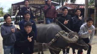 ロッテルーキーが休日に珍リフレッシュ　ドラ1安田「水牛パワーでいきます」