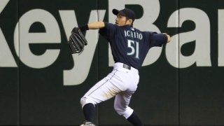 イチローMLB1年目の補殺、こっちも凄い!?　MLB公式が公開「とてつもないショー」