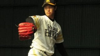 鷹19歳左腕、A組昇格に「まさか自分が」　ブルペンで53球「ずっと帯同したい」