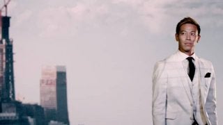 本田圭佑が白のスーツで登場！TATERU新CMオンエア