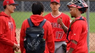 【MLB】大谷翔平の初ブルペンに正捕手が驚嘆「ノビがある。とても感心させられた」