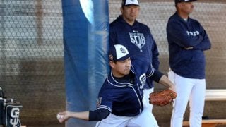 【MLB】パドレス牧田が野茂アドバイザーの前でブルペン40球「思っている以上」