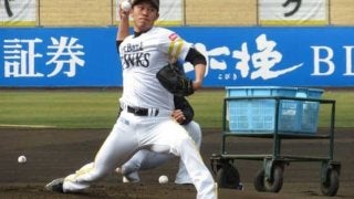 首痛のホークス岩嵜が打撃投手に初登板　明石、今宮に計36球「凄く良い」