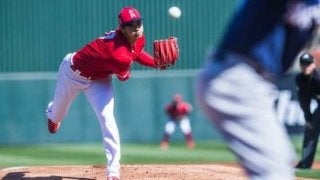 【MLB】43キロの落差を作ったカーブも有効に？　“デビュー”の大谷、各球種の球速は