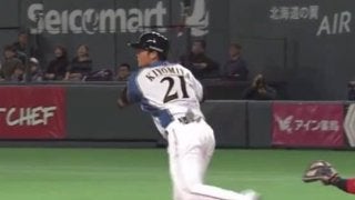 2試合連続フェンス直撃打　驚異の18歳ハム清宮が特大中越え二塁打