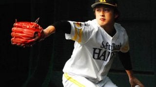 激しさ増す中継ぎ左腕争い　ホークス飯田が1回3Kの猛アピール「腕が振れた」