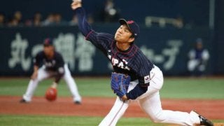 侍ジャパン先発・則本2回5K無失点　味方打線に感謝「入りやすくいけました」