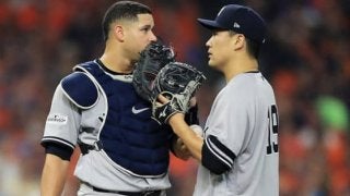 【MLB】「バズーカ」送球で二盗阻止　田中将大の女房役、ヤ軍強打の捕手は肩も凄い