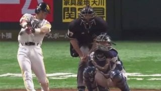 ホークス本多が逆方向へオープン戦1号　昨年は本塁打0本