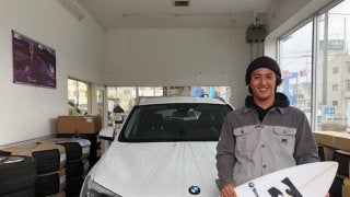 プロサーファー 仲村拓久未「Shonan BMW」とスポンサー契約