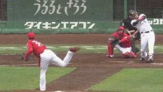 広島、薮田が制球乱れ4回途中降板　4回に3連続を含む1イニング4四球