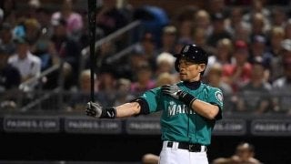 【MLB】右ふくらはぎ張りのイチロー、1週間ぶり先発出場　第1打席は空振り三振