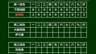 【高校野球】4年ぶり出場の創成館が選抜初勝利　川原、伊藤の継投で下関国際を下す