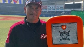 ZOZOマリンに歴史を刻む「レガシート」誕生　記念アーチ着弾席にプレート