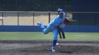 ドラフト上位候補・松本航（日体大）が7回10K好発進！NPB11球団スカウトが視察【首都大学野球】