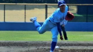 ドラフト上位候補・松本航（日体大）が7回10K好発進！NPB11球団スカウトが視察【首都大学野球】
