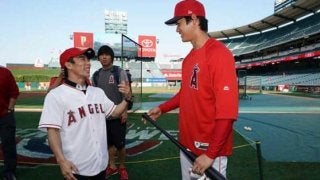 【MLB】大谷翔平に強力援軍！インディ500王者・佐藤琢磨が始球式　「すごく楽しかった」