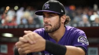 【MLB】華麗にジャンプ！…もボールと一緒にグローブ柵越え　“まさか”に投手呆然