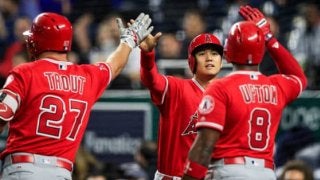 【MLB】大谷翔平、第4打席で技あり中前打　スタメン4戦ぶり、今季3度目マルチ安打