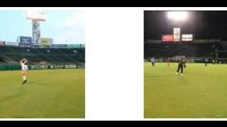 甲子園の天然芝生エリアでキャッチボールができる特別イベント開催…甲子園歴史館