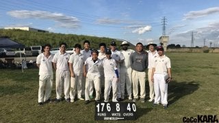 野球ならファウルだが…クリケッター・木村 後方に打球を飛ばす打撃で得点量産