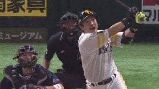 決勝3ランの鷹・松田　通算打率6割超、6本塁打“十亀キラー”の秘訣は…
