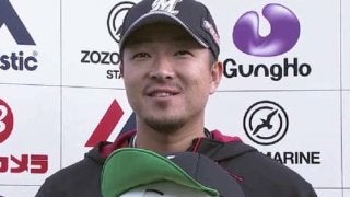 13年目のロッテ田中が好救援でプロ3勝目　初お立ち台に「気持ちいいです」