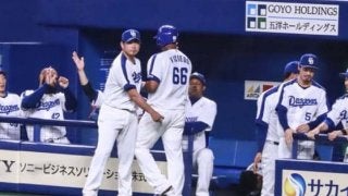 松坂4241日ぶり勝利へ中日打線が初回から援護　横浜高校後輩の適時打などで3点奪う