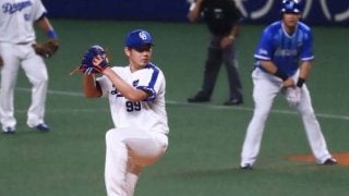 松坂3回まで無失点、中日3点リード　筒香との“横浜高校対決”は左飛、四球