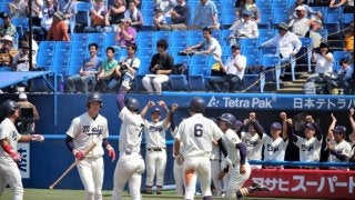 初回に打者一巡の猛攻！明大が計11安打9得点で逃げ切り勝ち点獲得！【東京六大学野球】