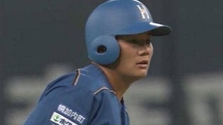 2戦連続安打で逆転呼んだハム清宮　辛島スライダーに「見たことない回転」