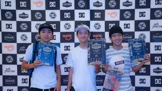 白井 空良が王者に輝く!『DAMN AM JAPAN presented by DC Shoes』