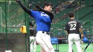 日ハム清宮、左翼からの“キヨビーム”で好返球　タッチアップ狙った今宮刺す