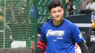 日ハム清宮、好返球で犠飛を阻止　栗山監督「ある程度のことは出来ると」