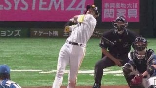 ホークス、中村晃＆柳田のソロ2発で先制　柳田は6年連続2桁本塁打＆17試合連続安打