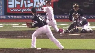 ソフトバンクが逆転勝ち　不振の松田が決勝打、千賀3勝目　楽天は救援崩れる