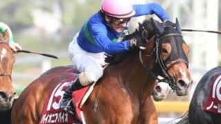 オークスは中波乱だ。５～６番人気の馬券に「当たり」と書いてある