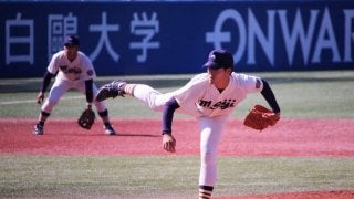 伊勢が気合の初完封！明大が執念の試合運びで慶大の優勝を阻止し1勝1敗！【東京六大学野球】