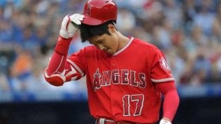 【MLB】大谷翔平、第4打席で真ん中直球を見逃し三振　2打席連続、好機で凡退