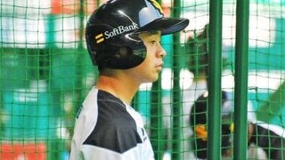 ホークス川瀬がプロ初安打、記念球は「両親に」　代打出され「精進するだけ」