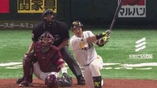 ソフトバンク松田、6年連続2桁本塁打　同点の4回に10号勝ち越しソロ